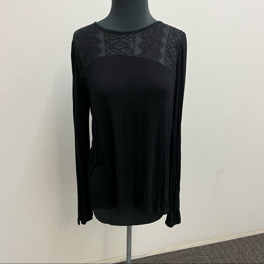 Lace top long sleeve